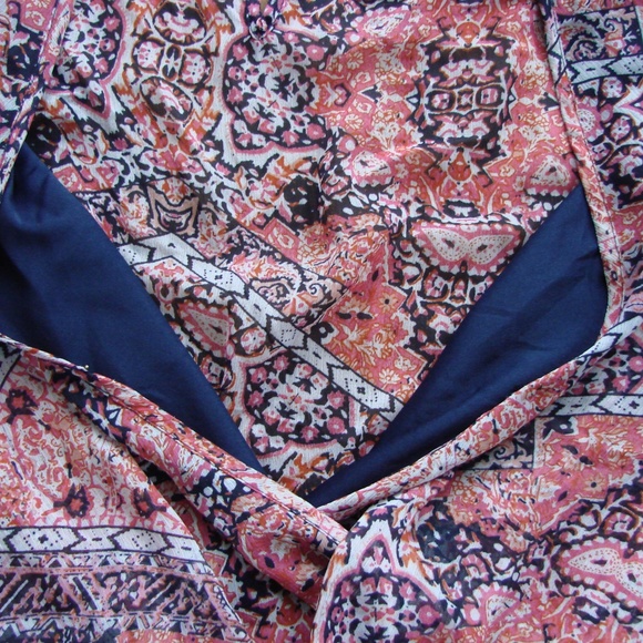 Band of Gypsies Boho Blousy Lined Shorts Romper - Picture 7 of 8